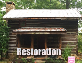Historic Log Cabin Restoration  Windham, Ohio
